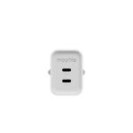 Incarcator retea Mophie ROC GaN, 70W, 2xUSB-C, Fast Charging, Alb 3 - lerato.ro
