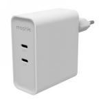 Incarcator retea Mophie ROC GaN, 100W, 2xUSB-C, Fast Charging, Alb 2 - lerato.ro