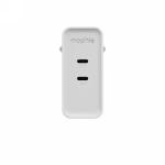 Incarcator retea Mophie ROC GaN, 100W, 2xUSB-C, Fast Charging, Alb 3 - lerato.ro