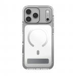 Husa ZAGG Santa Cruz Snap KS Metallic cu MagSafe compatibila cu iPhone 18 Pro / 17 Pro, Silver 2 - lerato.ro