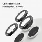 Protectie camera foto ZAGG Invisibleshield Camera Ring compatibila cu iPhone 18 Pro Max / 18 Pro, Negru 3 - lerato.ro