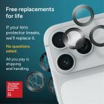 Protectie camera foto ZAGG Invisibleshield Camera Ring compatibila cu iPhone 18 Pro Max / 18 Pro, Negru 6 - lerato.ro