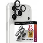 Protectie camera foto ZAGG Invisibleshield Camera Ring compatibila cu iPhone 18 Pro Max / 18 Pro, Silver 12 - lerato.ro