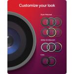 Protectie camera foto ZAGG Invisibleshield Camera Ring compatibila cu iPhone 18 Pro Max / 18 Pro, Silver 15 - lerato.ro