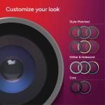 Protectie camera foto ZAGG Invisibleshield Camera Ring compatibila cu iPhone 18 Pro Max / 18 Pro, Silver 5 - lerato.ro