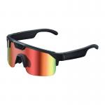 Ochelari sport smart Zeblaze Q01, Functii AI, Audio, Camera 8 MP / 1200p, 270mAh, Autonomie 10h, Bluetooth 5.3, WiFi, Portocaliu 2 - lerato.ro