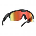 Ochelari sport smart Zeblaze Q01, Functii AI, Audio, Camera 8 MP / 1200p, 270mAh, Autonomie 10h, Bluetooth 5.3, WiFi, Portocaliu 4 - lerato.ro