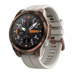 Ceas smartwatch Zeblaze Stratos 4 Pro, Curea din silicon, Display 1.43 inch, Autonomie 30 zile, 500 mAh, Bluetooth 5.3, Maro 2 - lerato.ro