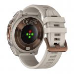 Ceas smartwatch Zeblaze Stratos 4 Pro, Curea din silicon, Display 1.43 inch, Autonomie 30 zile, 500 mAh, Bluetooth 5.3, Maro 6 - lerato.ro