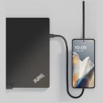 Incarcator wireless Zens Pro 2 Qi, Compatibil MagSafe, Incarcare Wireless 15W, Incarcare USB-C 140W, Negru 5 - lerato.ro