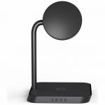 Statie de incarcare 2 in 1 Zens Office 2 Qi, Compatibila MagSafe, Wireless Charging, 15W, Negru 2 - lerato.ro