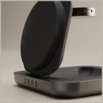Statie de incarcare 2 in 1 Zens Nightstand Charger Pro 2, Compatibila MagSafe, Wireless Charging, 15W, USB-C, Negru 8 - lerato.ro