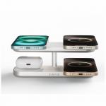 Statie de incarcare 4 in 1 Zens Quattro Charger Pro 4 Qi2, Compatibila MagSafe, Wireless Charging, 15W, USB-C, Alb 3 - lerato.ro