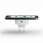 Incarcator wireless Zens Qi, Compatibil MagSafe, Incarcare Wireless 15W, Incarcare USB-C 20W, Alb 3 - lerato.ro