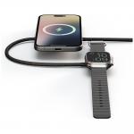 Incarcator wireless 2in1 Zens Pro 2 Qi, Compatibil MagSafe, Incarcare Wireless 15W / 5W, USB-C, Negru 4 - lerato.ro