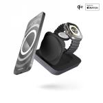 Incarcator Wireless 2 in 1 ZENS Nightstand Charger Pro 2 Qi2, 15W, Negru 3 - lerato.ro