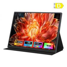 Monitor portabil Zeuslap Z10P, TFT, 10.5 inch, 1920×1280, 60Hz, Difuzor integrat, Negru
