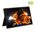 Monitor portabil Zeuslap P16 Plus, TFT, 16 inch, 1920×1200, 180Hz, Difuzor integrat, Negru 3 - lerato.ro