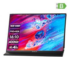 Monitor portabil Zeuslap Z14 Lite , IPS, 14 inch, 1920×1200, 60Hz, Difuzor integrat, Negru
