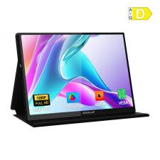Monitor portabil tactil Zeuslap Z10T, IPS, 10.5 inch, 1920×1280, Difuzor integrat, Negru
