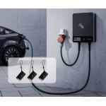 Incarcator de perete pentru masini electrice dé Wallbox, 22kW, 32A, IP54, Lungime cablu 10m, Control aplicatie Tuya Smart, RFID, Afisaj LCD, Negru / Gri 10 - lerato.ro