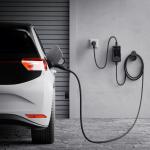 Incarcator portabil pentru masini electrice dé Charger cu priza Schuko, 3kW, 16A, IP66, Lungime cablu 10m, Afisaj LCD, Negru / Gri 4 - lerato.ro
