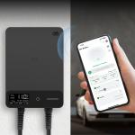 Incarcator de perete pentru masini electrice dé Wallbox, 11kW, 16A, IP54, Lungime cablu 15m, Control aplicatie Tuya Smart, RFID, Afisaj LCD, Negru / Gri 6 - lerato.ro