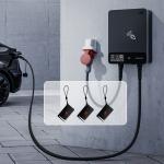 Incarcator de perete pentru masini electrice dé Wallbox, 11kW, 16A, IP54, Lungime cablu 15m, Control aplicatie Tuya Smart, RFID, Afisaj LCD, Negru / Gri 9 - lerato.ro