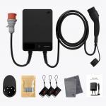 Incarcator de perete pentru masini electrice dé Wallbox, 11kW, 16A, IP54, Lungime cablu 7.5m, Control aplicatie Tuya Smart, RFID, Afisaj LCD, Negru / Gri 6 - lerato.ro