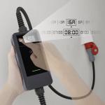 Incarcator portabil pentru masini electrice DEPOW Charger, 22kW, 16A, IP66, Lungime cablu 10m, Afisaj LCD, WiFi, Negru / Gri 4 - lerato.ro