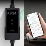 Incarcator portabil pentru masini electrice DEPOW Charger, 22kW, 16A, IP66, Lungime cablu 7m, Afisaj LCD, WiFi, Negru / Gri 6 - lerato.ro