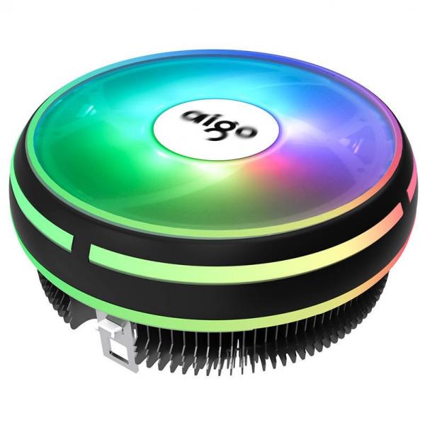 Cooler pentru procesor darkFlash Aigo Lair, RGB, Activ, Radiator si ventilator, Negru