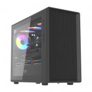 Carcasa pentru computer Darkflash DB460M, Middle Tower, ITX, Micro ATX, Negru