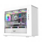 Carcasa pentru computer Darkflash DB460M, Middle Tower, ITX, Micro ATX, Alb 3 - lerato.ro