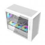 Carcasa pentru computer Darkflash DB460M, Middle Tower, ITX, Micro ATX, Alb 4 - lerato.ro