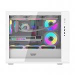 Carcasa pentru computer Darkflash DB460M, Middle Tower, ITX, Micro ATX, Alb 5 - lerato.ro