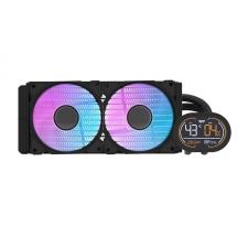 Ventilator de racire cu apa PC Darkflash DH240D v2, ARGB , 59.1 CFM, 30dB, Negru