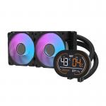 Ventilator de racire cu apa PC Darkflash DH240D v2, ARGB , 59.1 CFM, 30dB, Negru 3 - lerato.ro