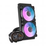 Ventilator de racire cu apa PC Darkflash DH240D v2, ARGB , 59.1 CFM, 30dB, Negru 5 - lerato.ro