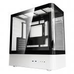 Carcasa pentru computer darkFlash HM1, Full Tower, ATX, M-ATX, ITX, 3 ventilatoare incluse, Alb / Negru 2 - lerato.ro