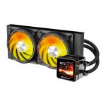Cooler pentru procesor darkFlash DE240, AIO, 2000 RPM, 36dB, ARGB, Negru 3 - lerato.ro