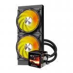 Cooler pentru procesor darkFlash DE240, AIO, 2000 RPM, 36dB, ARGB, Negru 4 - lerato.ro