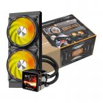 Cooler pentru procesor darkFlash DE240, AIO, 2000 RPM, 36dB, ARGB, Negru 5 - lerato.ro