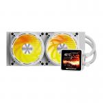 Cooler pentru procesor darkFlash DE240, AIO, 2000 RPM, 36dB, ARGB, Alb 2 - lerato.ro