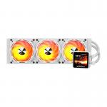 Cooler pentru procesor darkFlash DE360, AIO, 2000 RPM, 36dB, ARGB, Alb 2 - lerato.ro