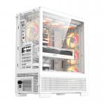 Carcasa pentru computer darkFlash AIRNOVA, Full Tower, E-ATX, ATX, M-ATX, ITX, 3 ventilatoare incluse, Alb 5 - lerato.ro