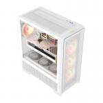 Carcasa pentru computer darkFlash AIRNOVA, Full Tower, E-ATX, ATX, M-ATX, ITX, 3 ventilatoare incluse, Alb 6 - lerato.ro