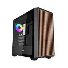 Carcasa pentru computer darkFlash DS900WD, Middle Tower, ATX, M-ATX, ITX, 4 ventilatoare incluse, Negru