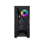 Carcasa pentru computer darkFlash DS900WD, Middle Tower, ATX, M-ATX, ITX, 4 ventilatoare incluse, Negru 7 - lerato.ro