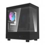 Carcasa pentru computer darkFlash DB330M, Mini Tower, M-ATX, ITX, 3 ventilatoare ARGB incluse, Negru 2 - lerato.ro